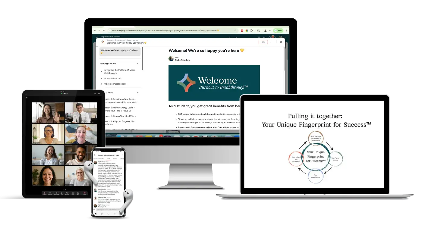 Burnout to Breakthrough Program Mockup