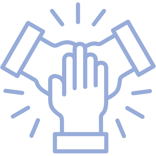 Team (4) Team hand Icon