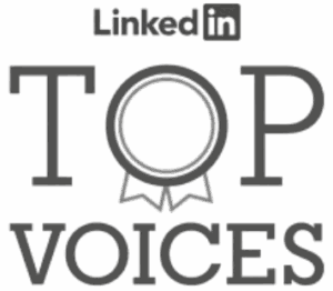 LinkedIn top voices badge LinkedIn top voices badge